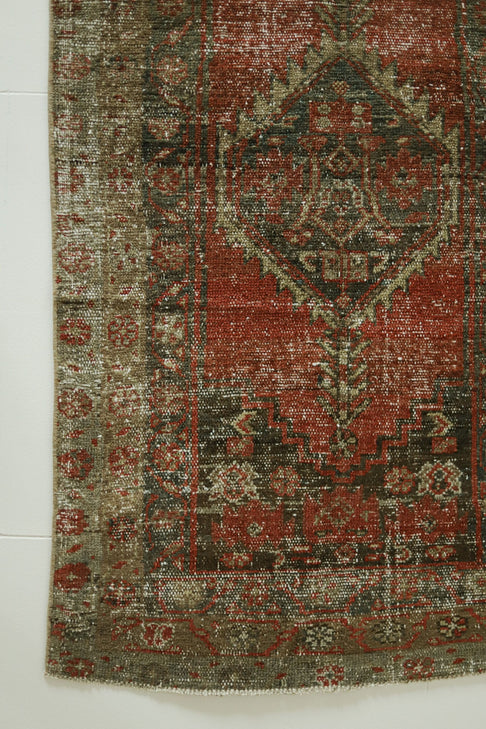 District Loom Antique Persian Heriz Karaja runner rug Townsend