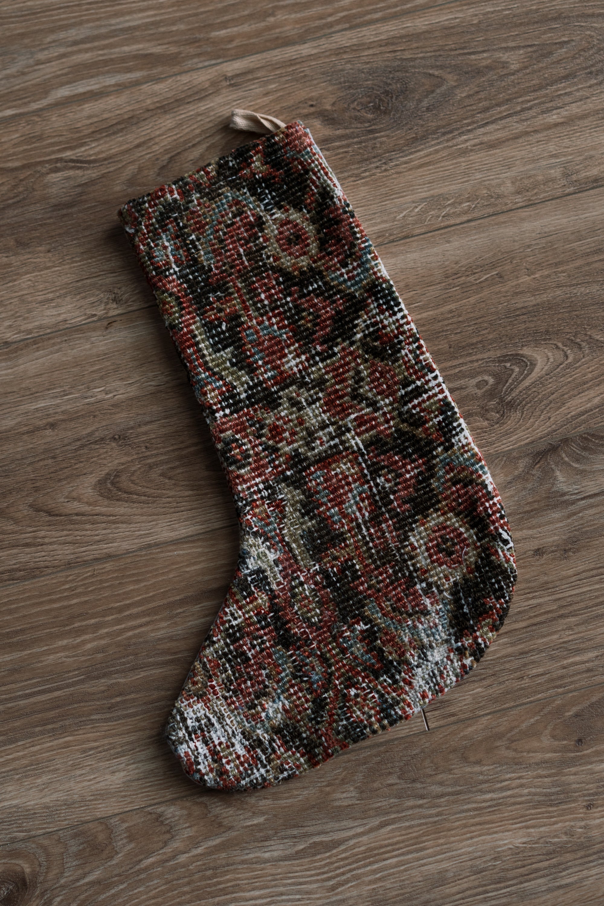 District Loom Christmas Stocking No. 47