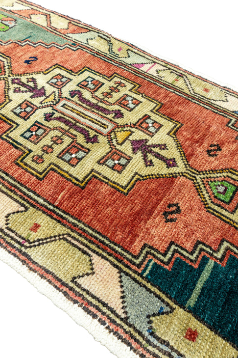 District Loom Vintage Turkish Mini Rug No. 538 for Anthropologie