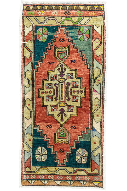 District Loom Vintage Turkish Mini Rug No. 538 for Anthropologie