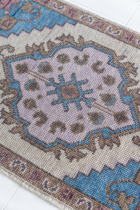 Vintage Turkish Mini Rug No. 539 for Anthropologie