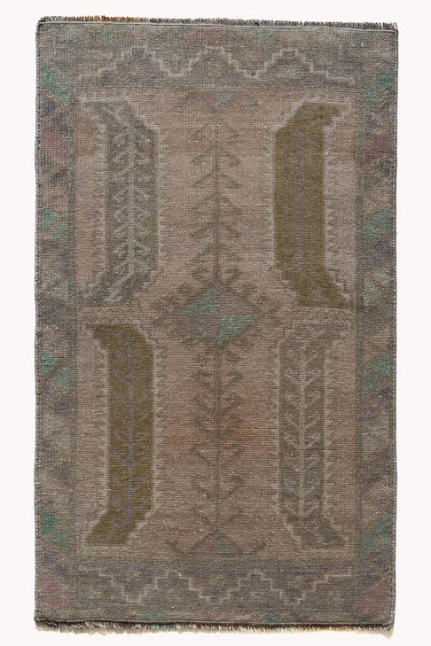 District Loom Vintage Turkish Mini Rug No. 543 for Anthropologie