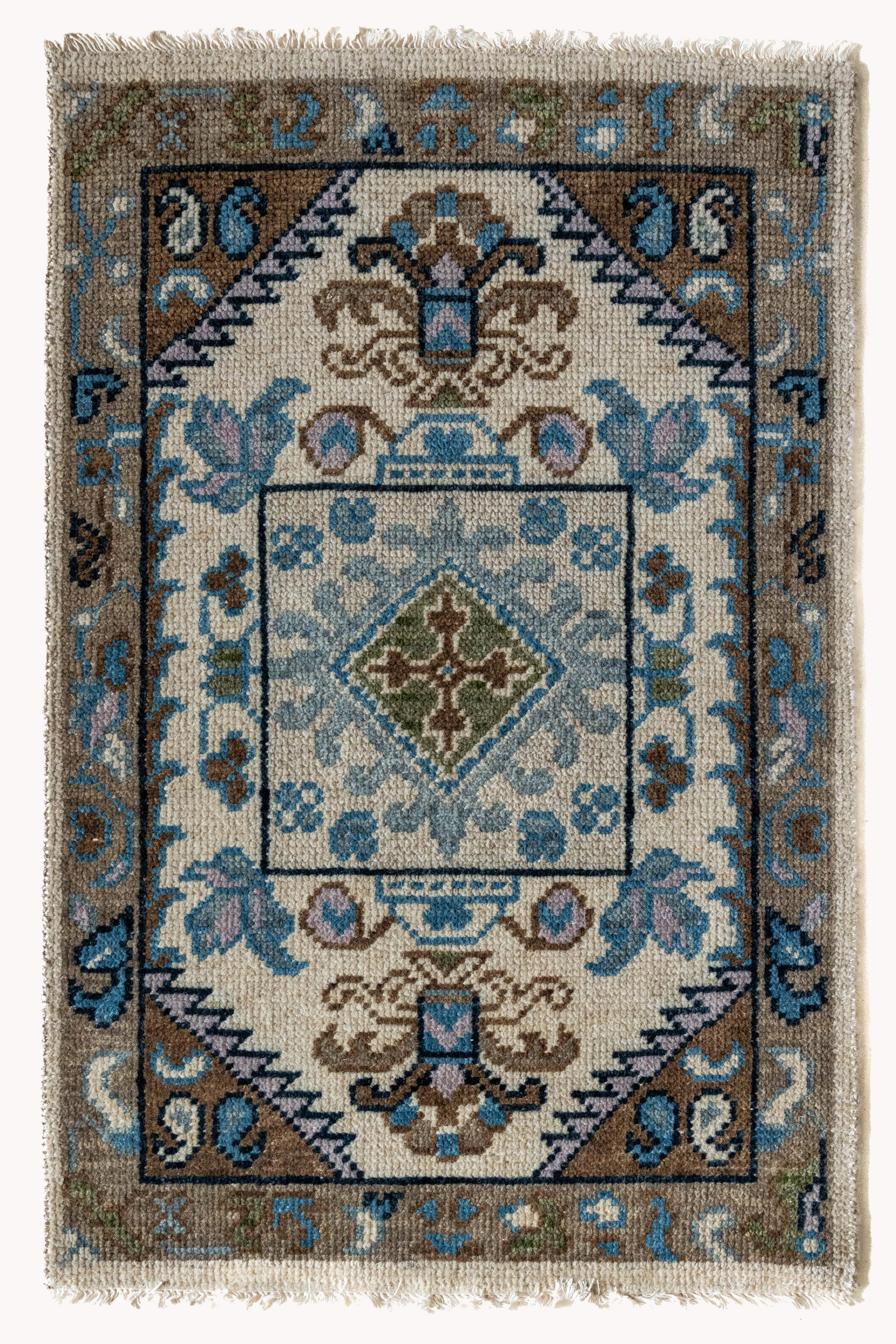 District Loom Vintage Turkish Mini Rug No. 549 for Anthropologie