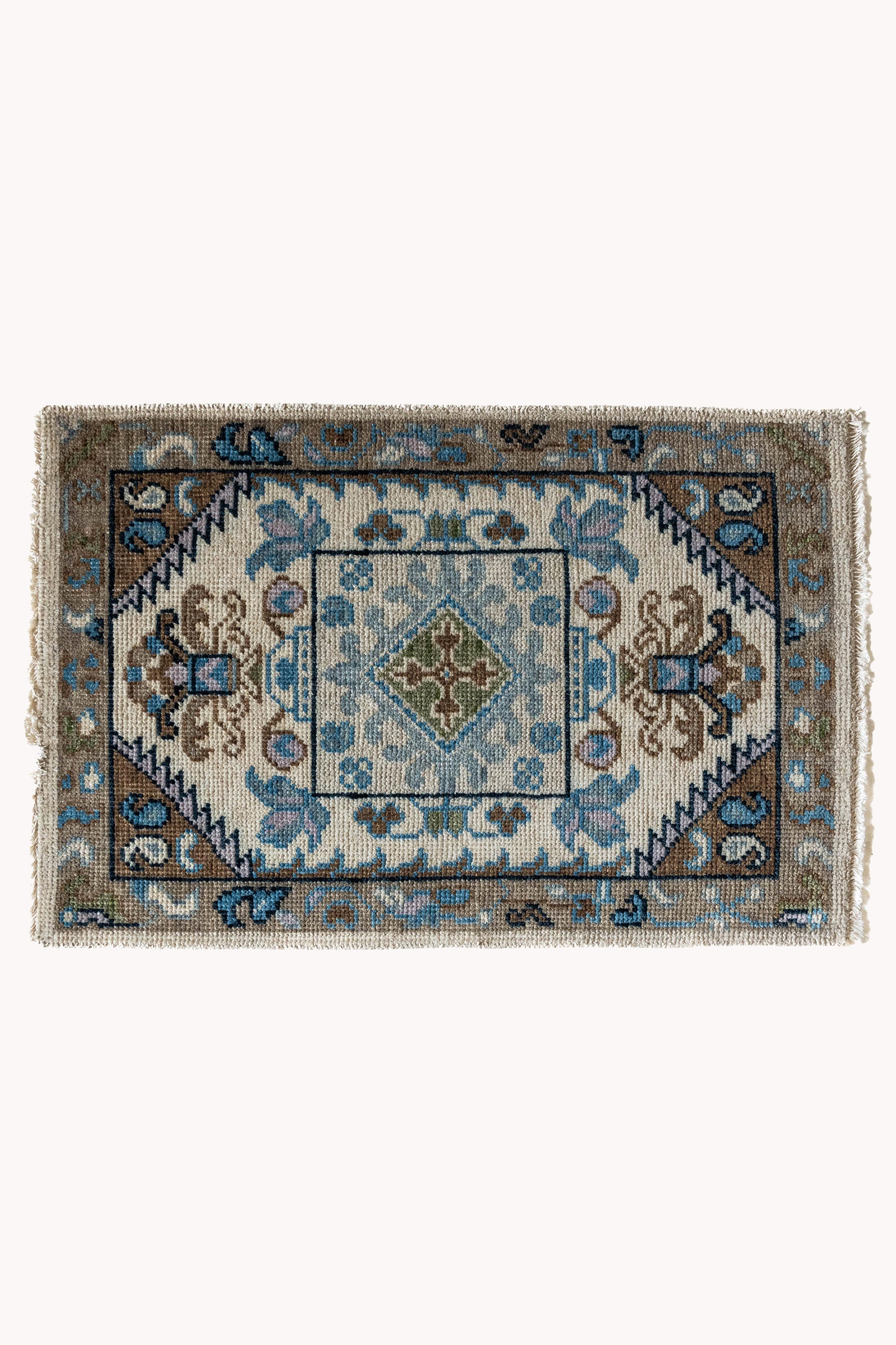 District Loom Vintage Turkish Mini Rug No. 549 for Anthropologie