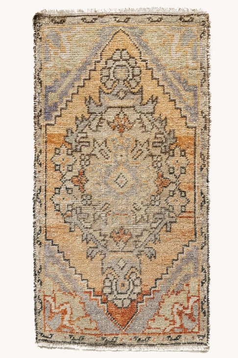 District Loom Vintage Turkish Mini Rug No. 713 for Anthropologie