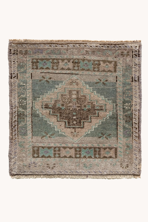 District Loom Vintage Turkish Mini Rug No. 718 for Anthropologie