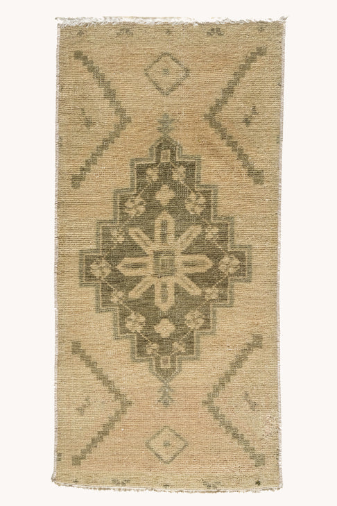 District Loom Vintage Turkish Mini Rug No. 720 for Anthropologie