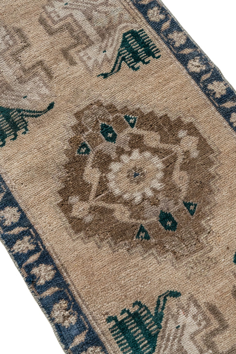 District Loom Vintage Turkish Mini Rug No. 721 for Anthropologie