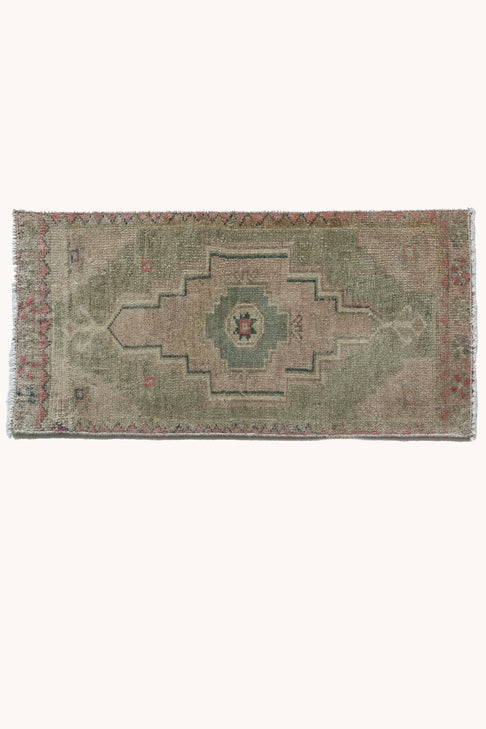 District Loom Vintage Turkish Mini Rug No. 727 for Anthropologie