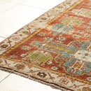 District Loom Antique Persian Heriz runner  rug Havre