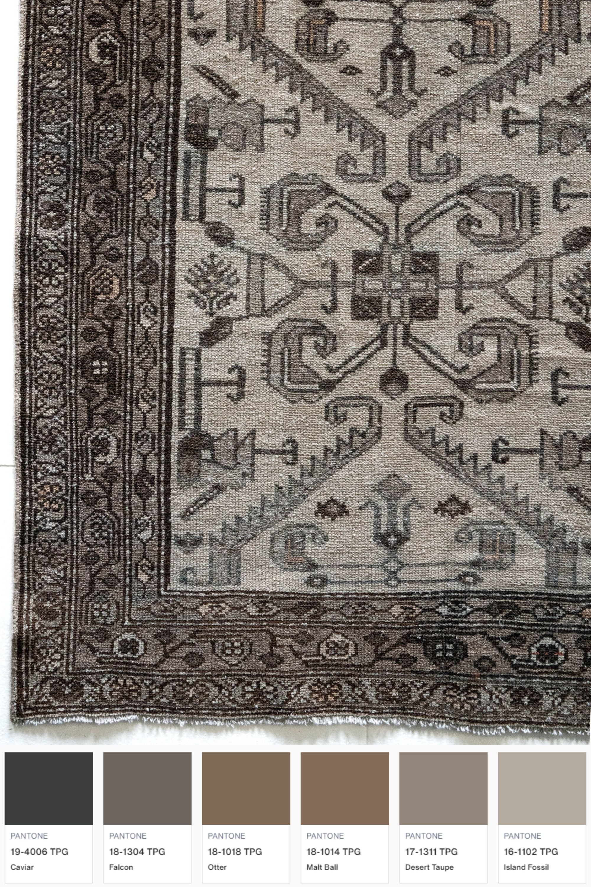 District Loom Vintage Malyer scatter rug Galton