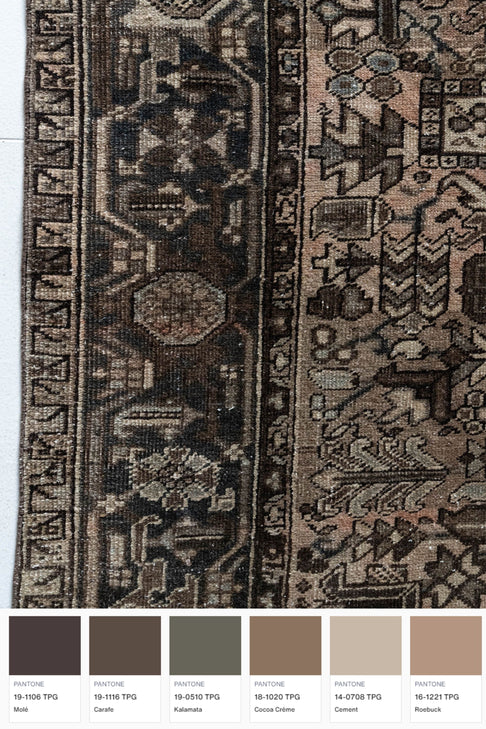 District Loom Vintage Heriz area rug Devon