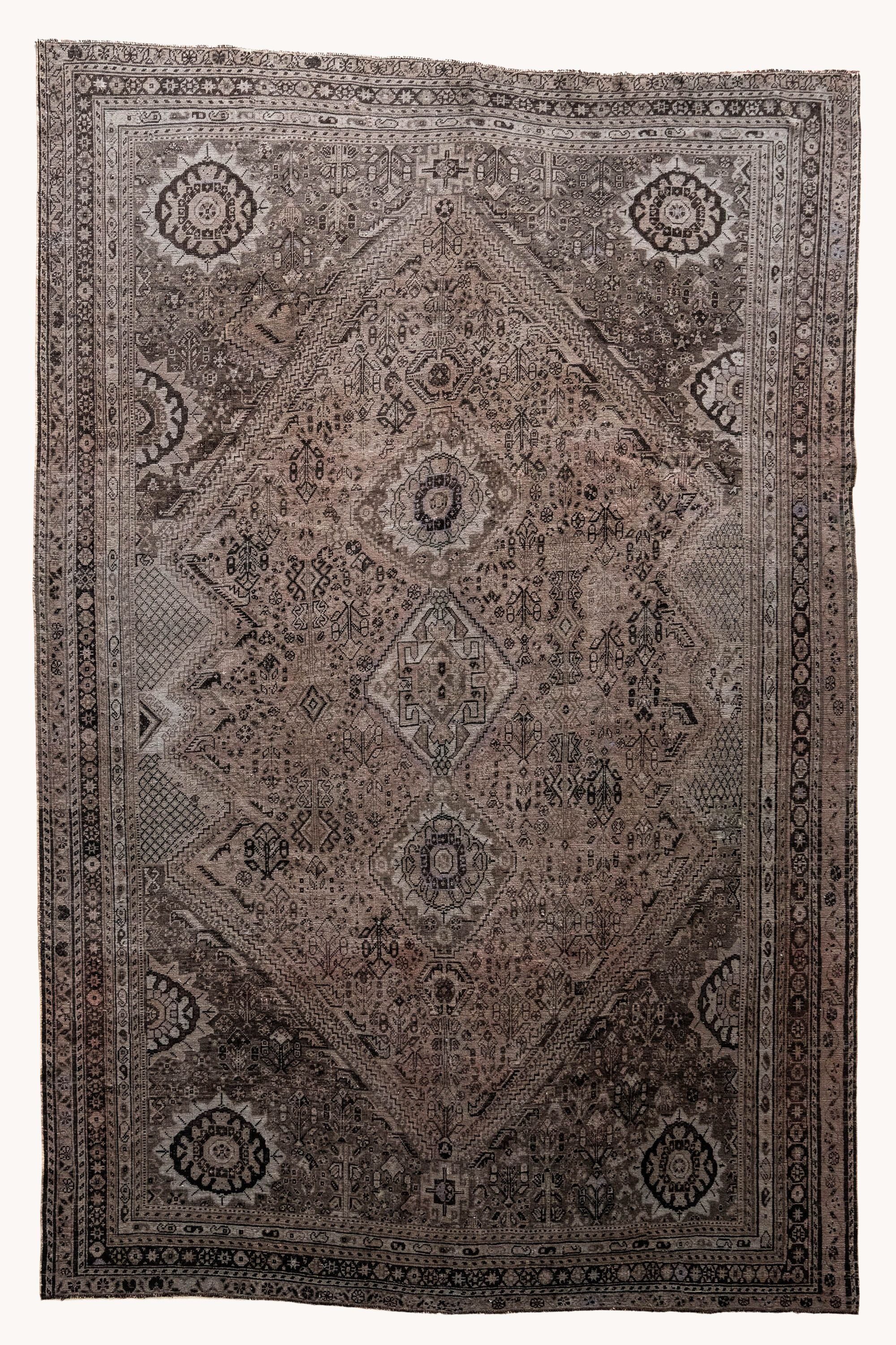 District Loom Vintage Shiraz area rug Baker