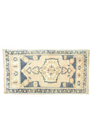 District loom Vintage Turkish Mini Rug No. 651 for Anthropologie