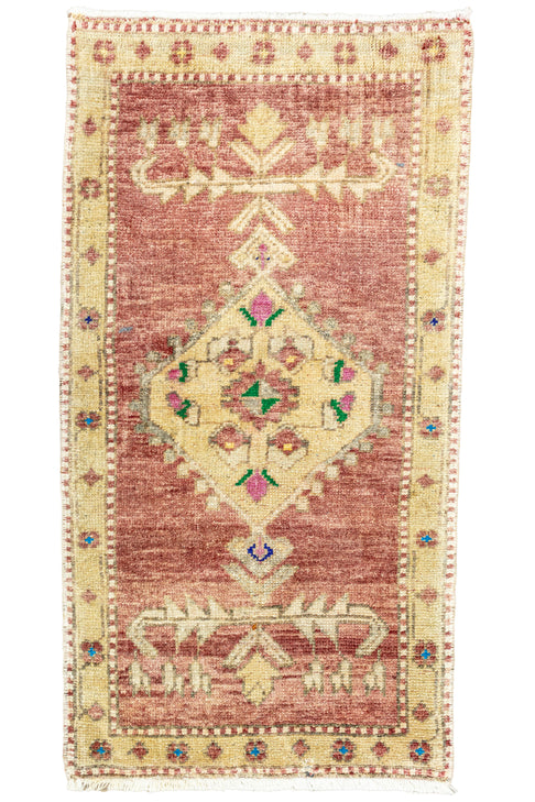 District Loom Vintage Turkish Mini Rug No. 665 for Anthropologie