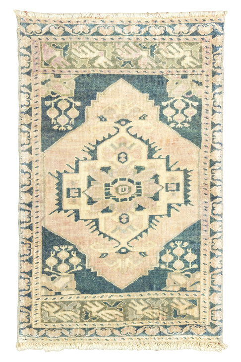 District Loom Vintage Turkish Mini Rug No. 669 for Anthropologie