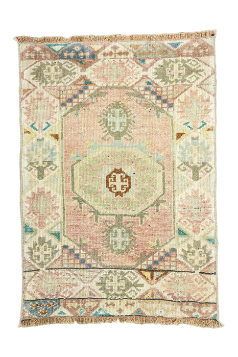 District Loom Vintage Turkish Mini Rug No. 670 for Anthropologie