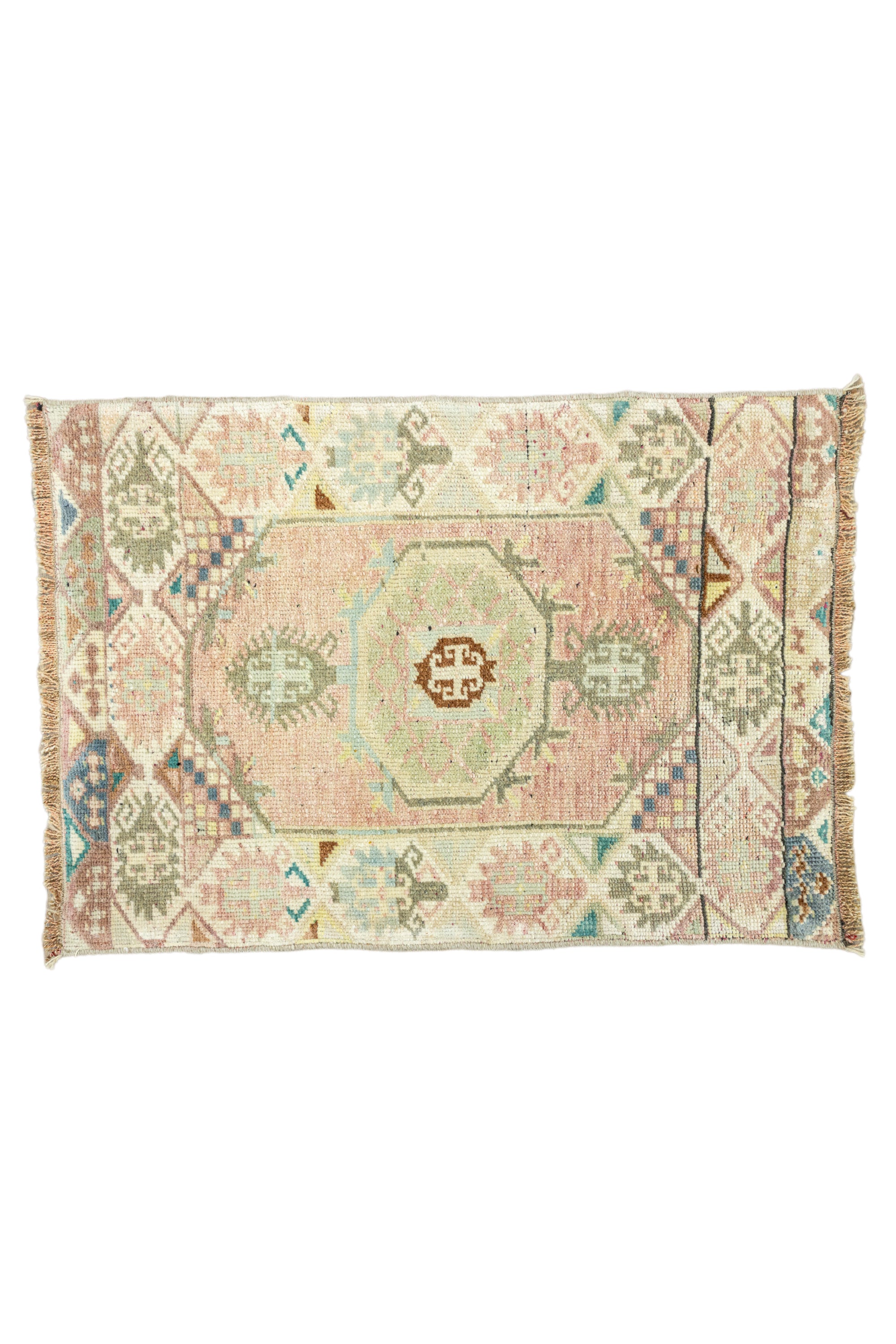 District Loom Vintage Turkish Mini Rug No. 670 for Anthropologie