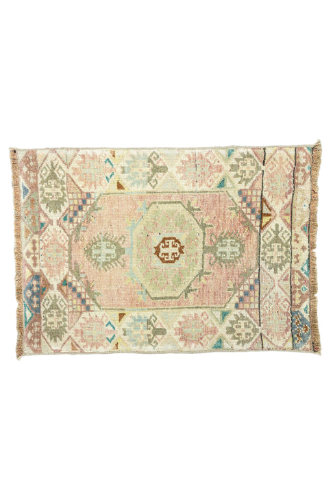 District Loom Vintage Turkish Mini Rug No. 670 for Anthropologie