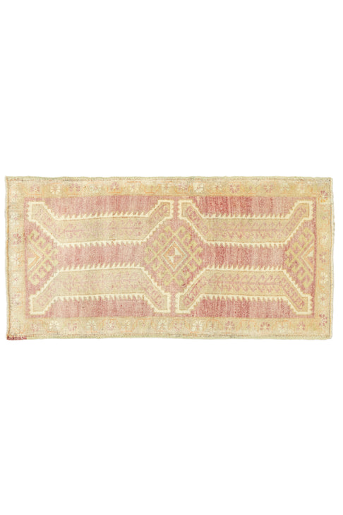 District Loom Vintage Turkish Mini Rug No. 673 for Anthropologie