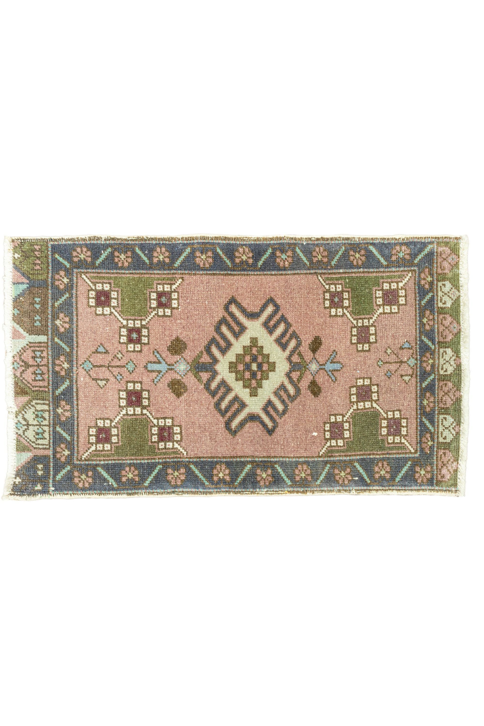 District Loom Vintage Turkish Mini Rug No. 681 for Anthropologie