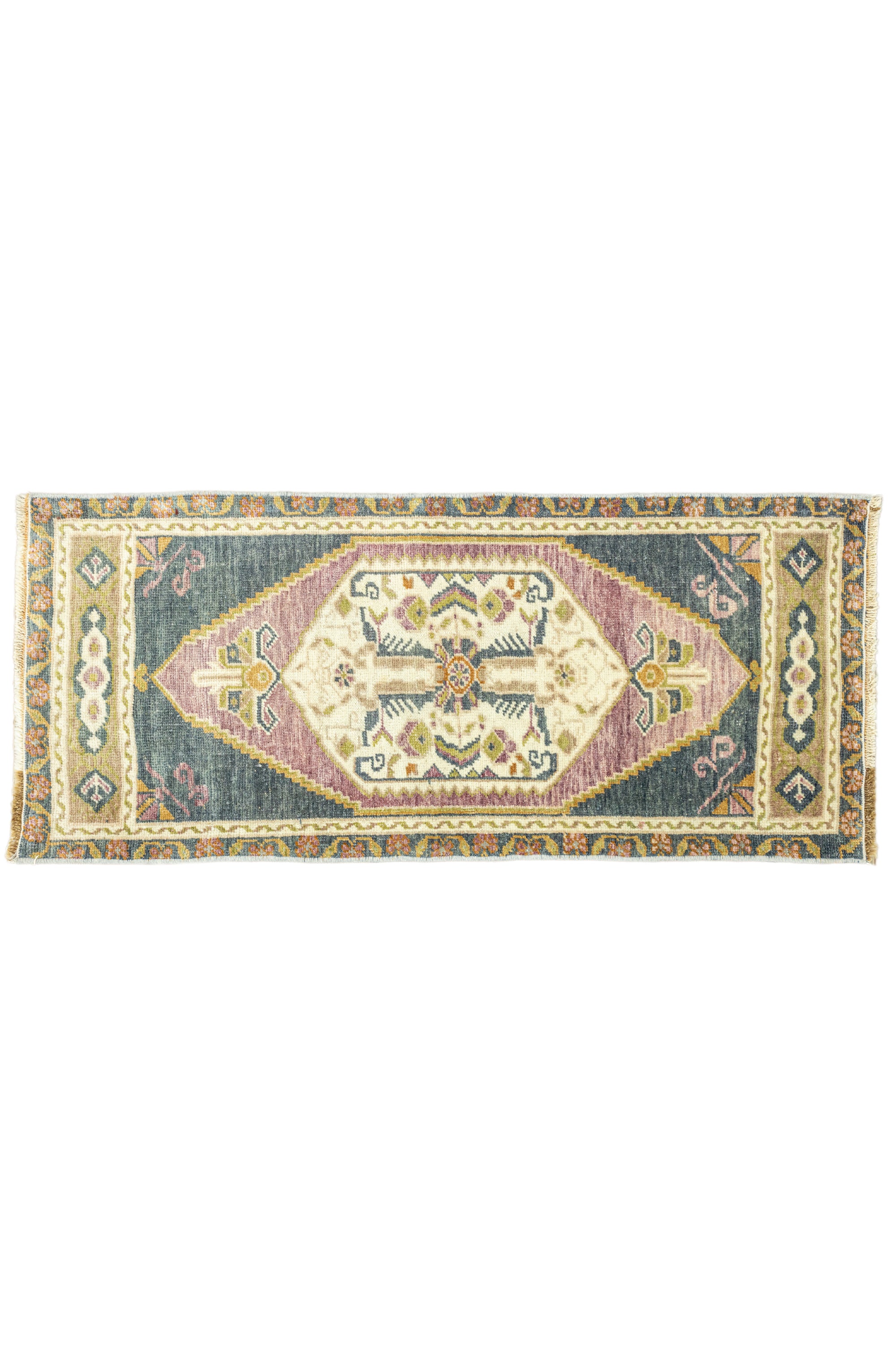 District Loom Vintage Turkish Mini Rug No. 683 for Anthropologie