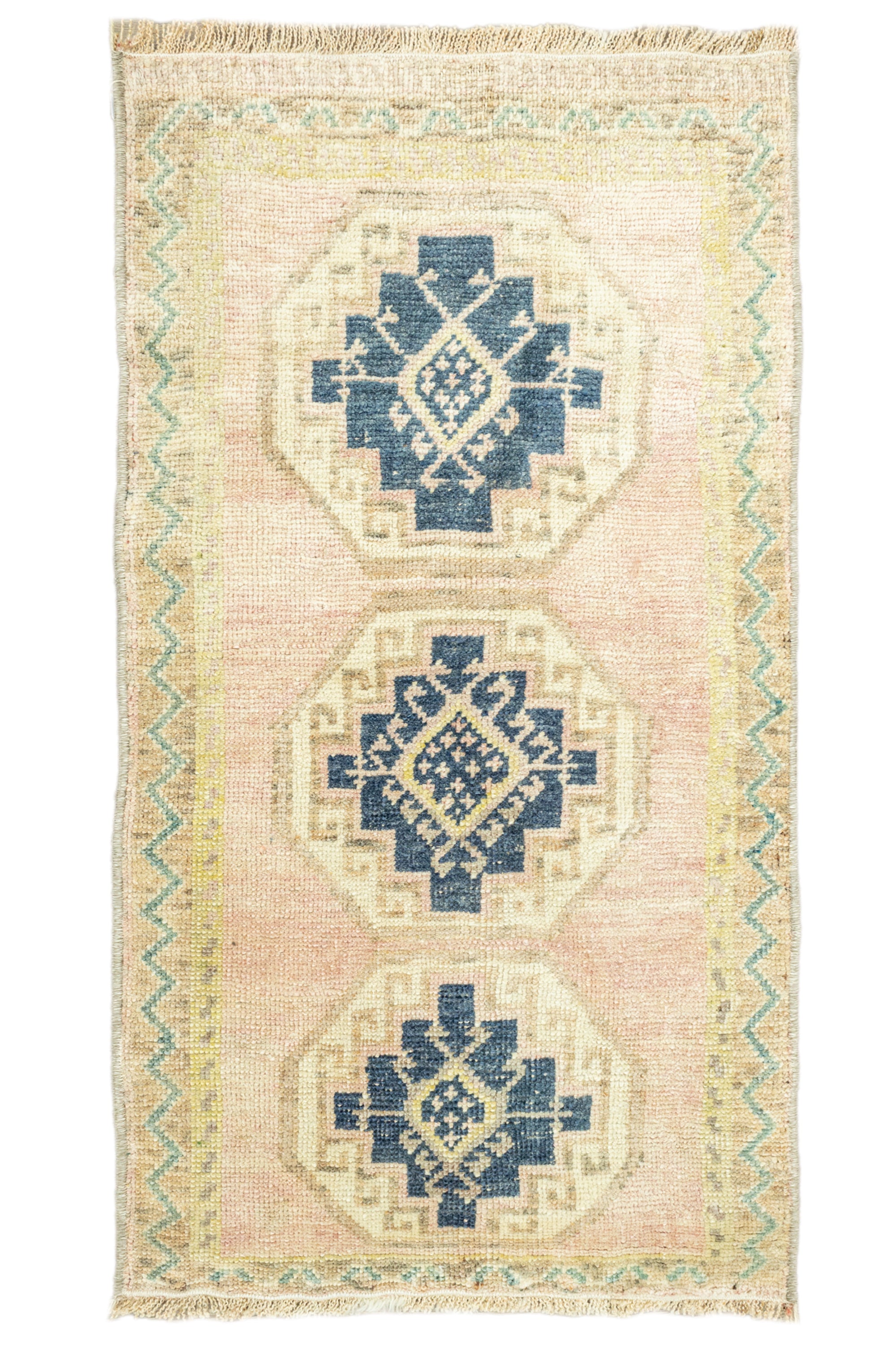 District Loom Vintage Turkish Mini Rug No. 687 for Anthropologie