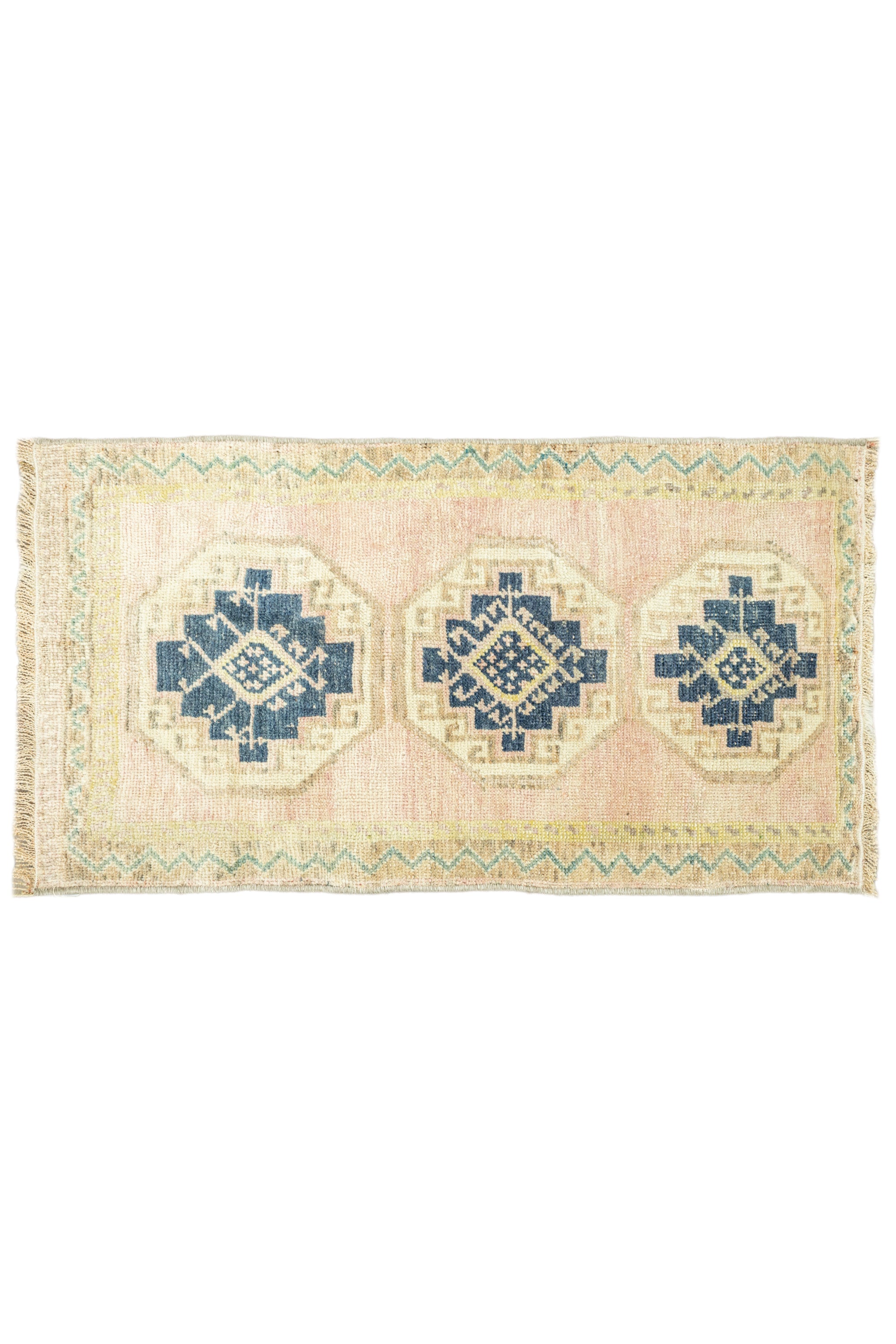 District Loom Vintage Turkish Mini Rug No. 687 for Anthropologie