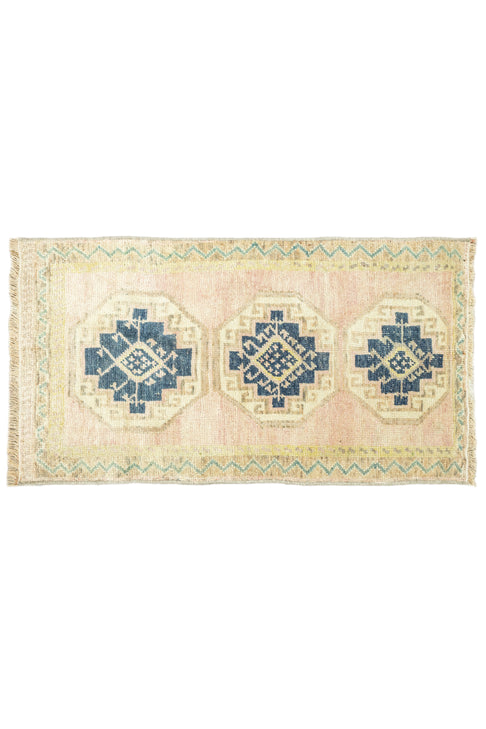 District Loom Vintage Turkish Mini Rug No. 687 for Anthropologie