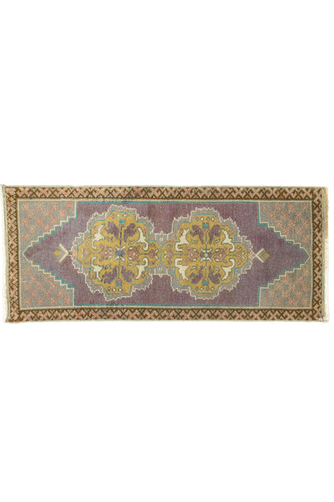 District Loom Vintage Turkish Mini Rug No. 694 for Anthropologie