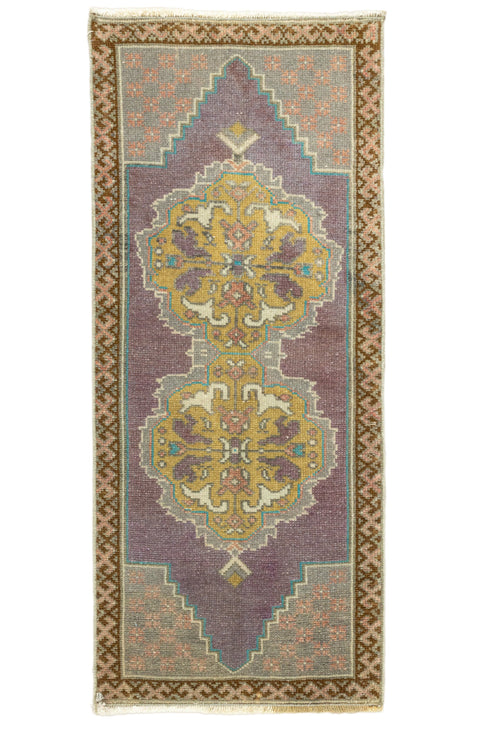 District Loom Vintage Turkish Mini Rug No. 694 for Anthropologie