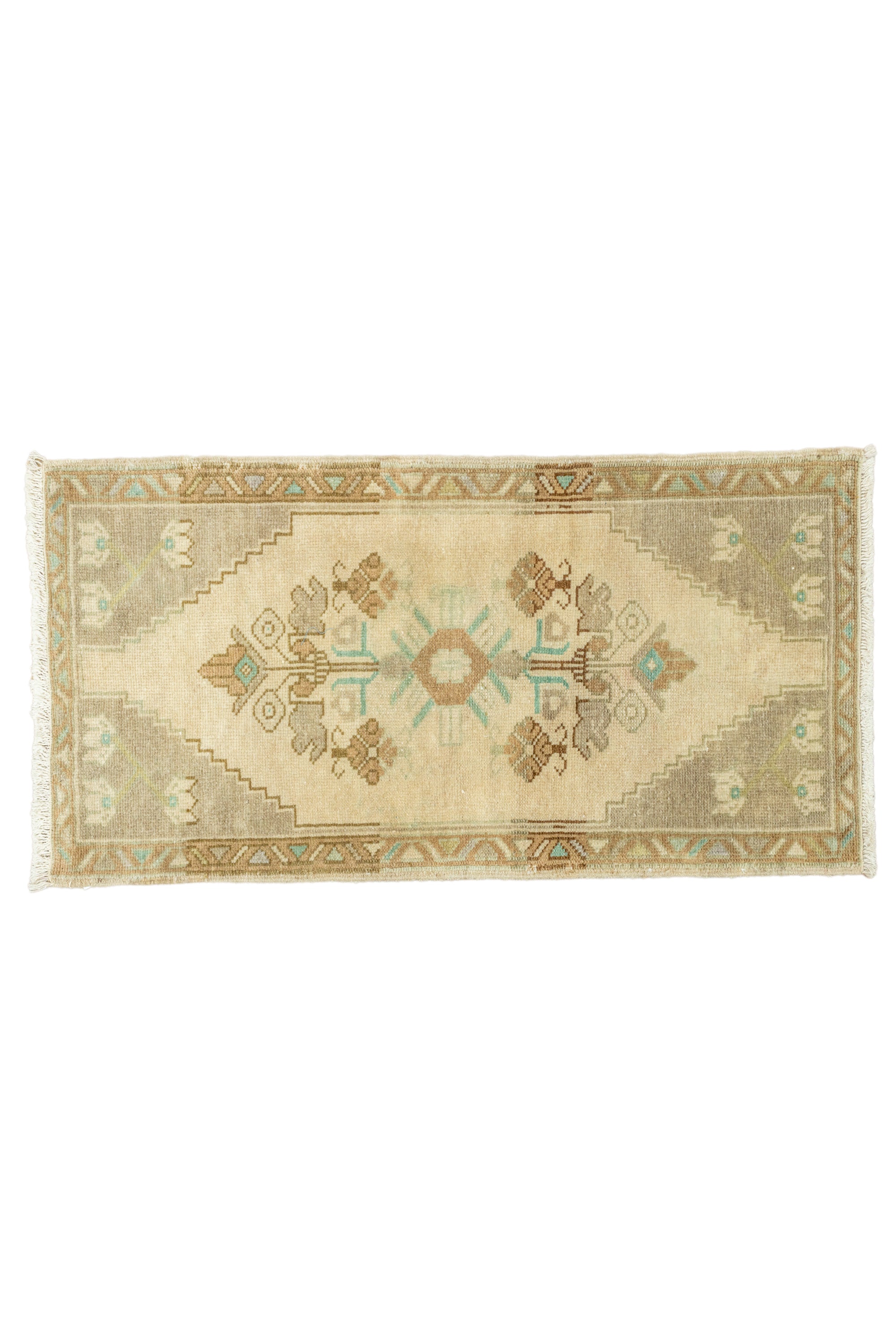 District Loom Vintage Turkish Mini Rug No. 695 for Anthropologie