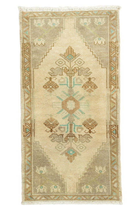 District Loom Vintage Turkish Mini Rug No. 695 for Anthropologie