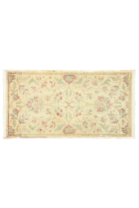 District Loom Vintage Turkish Mini Rug No. 696 for Anthropologie