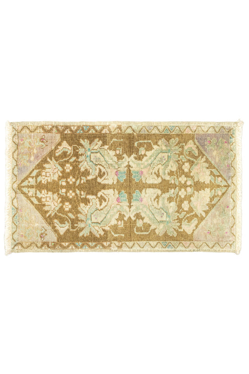 District Loom Vintage Turkish Mini Rug No. 698 for Anthropologie