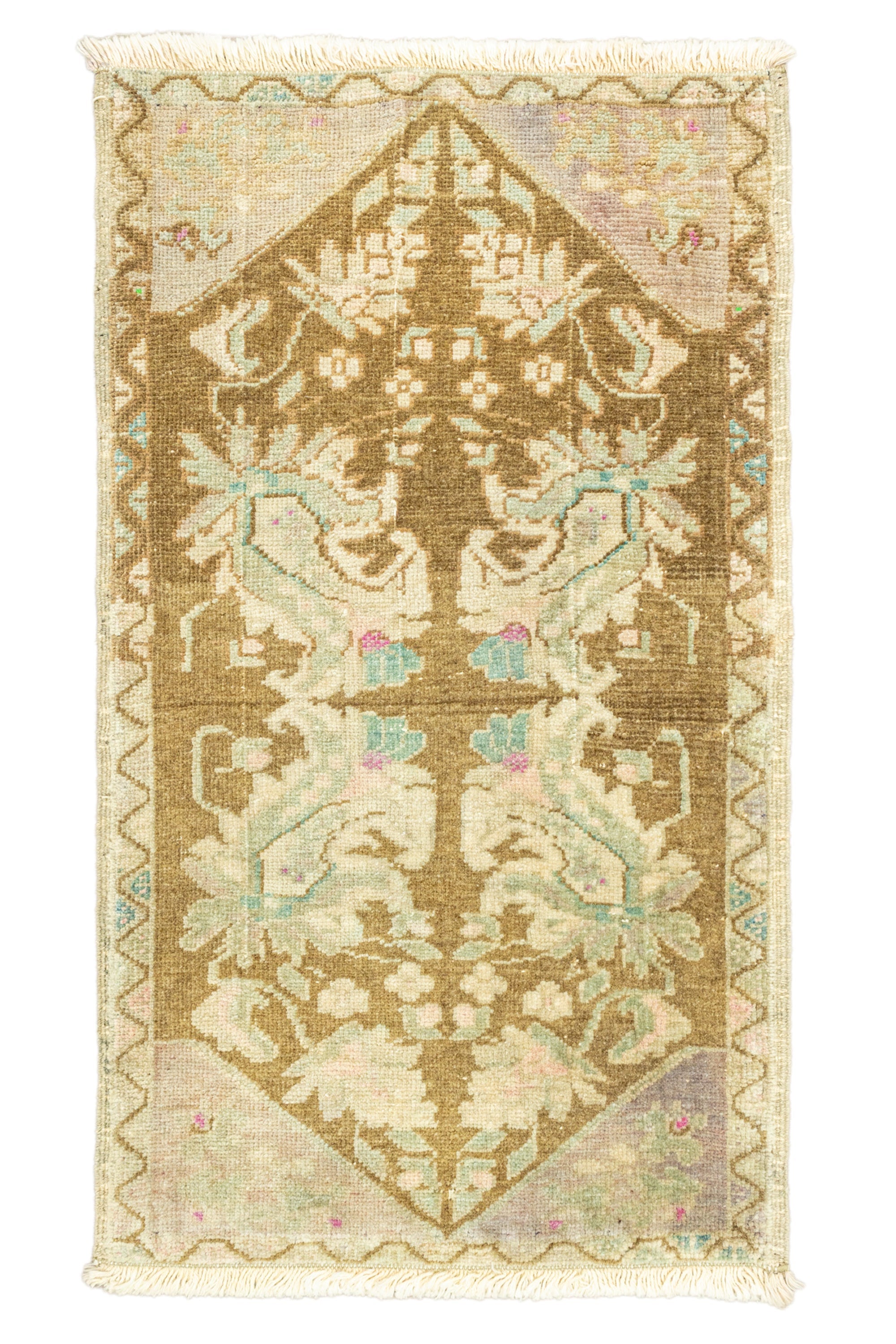 District Loom Vintage Turkish Mini Rug No. 698 for Anthropologie