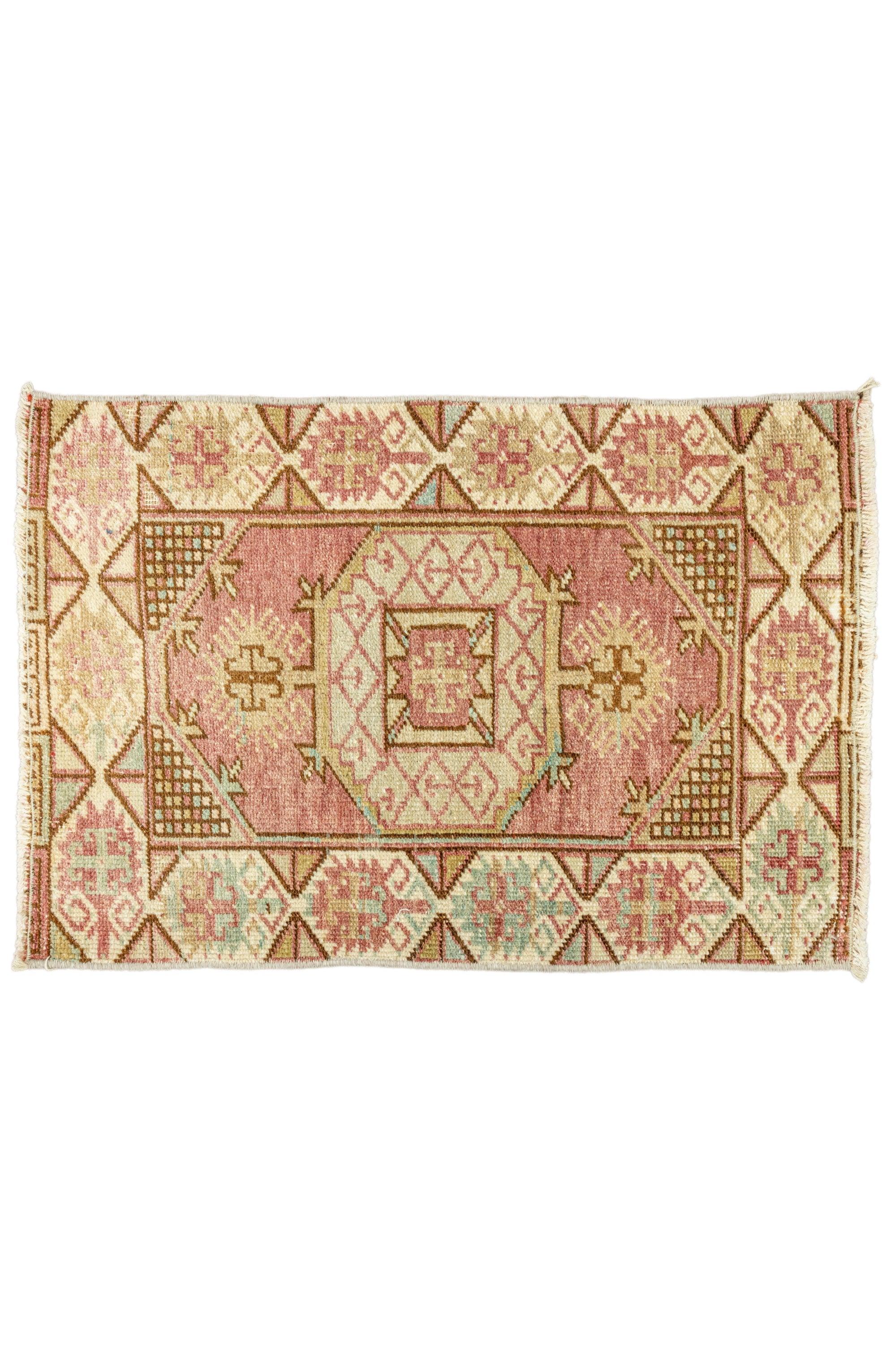 District Loom Vintage Turkish Mini Rug No. 703 for Anthropologie