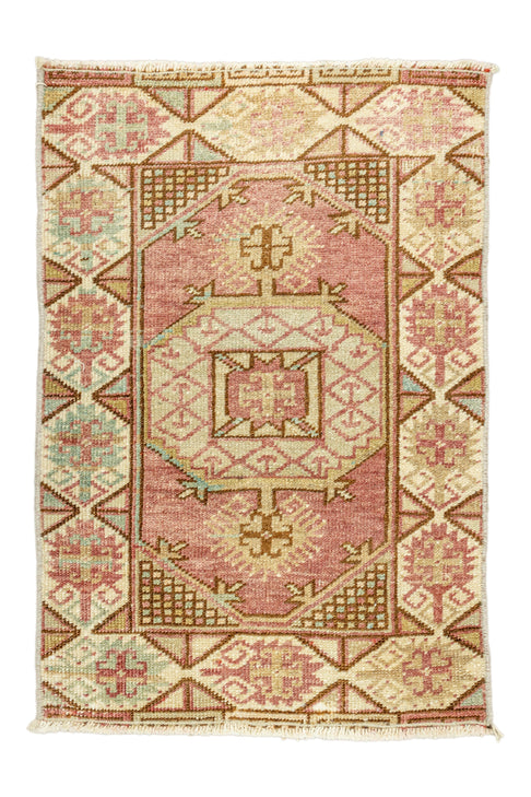 District Loom Vintage Turkish Mini Rug No. 703 for Anthropologie