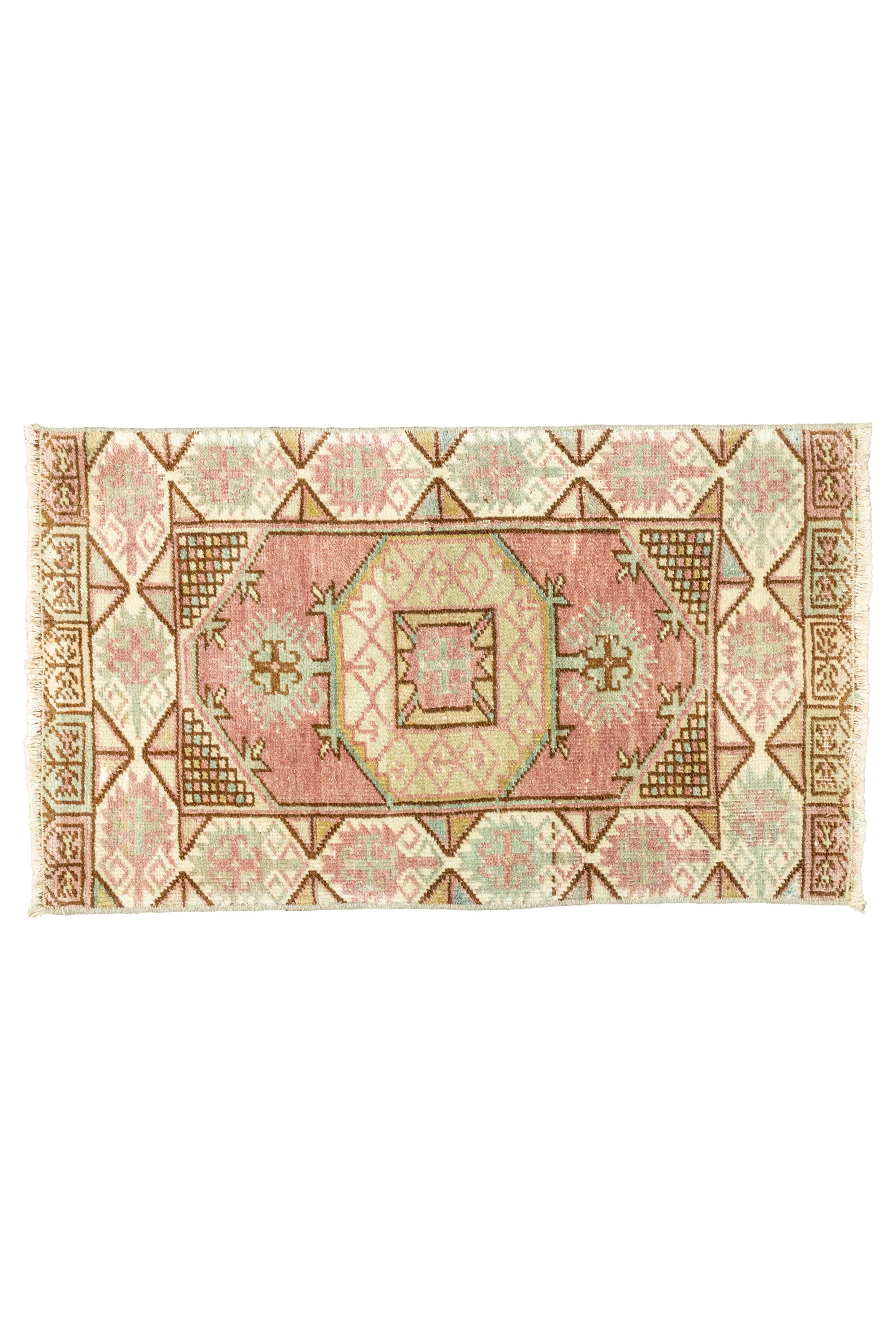 District Loom Vintage Turkish Mini Rug No. 704 for Anthropologie