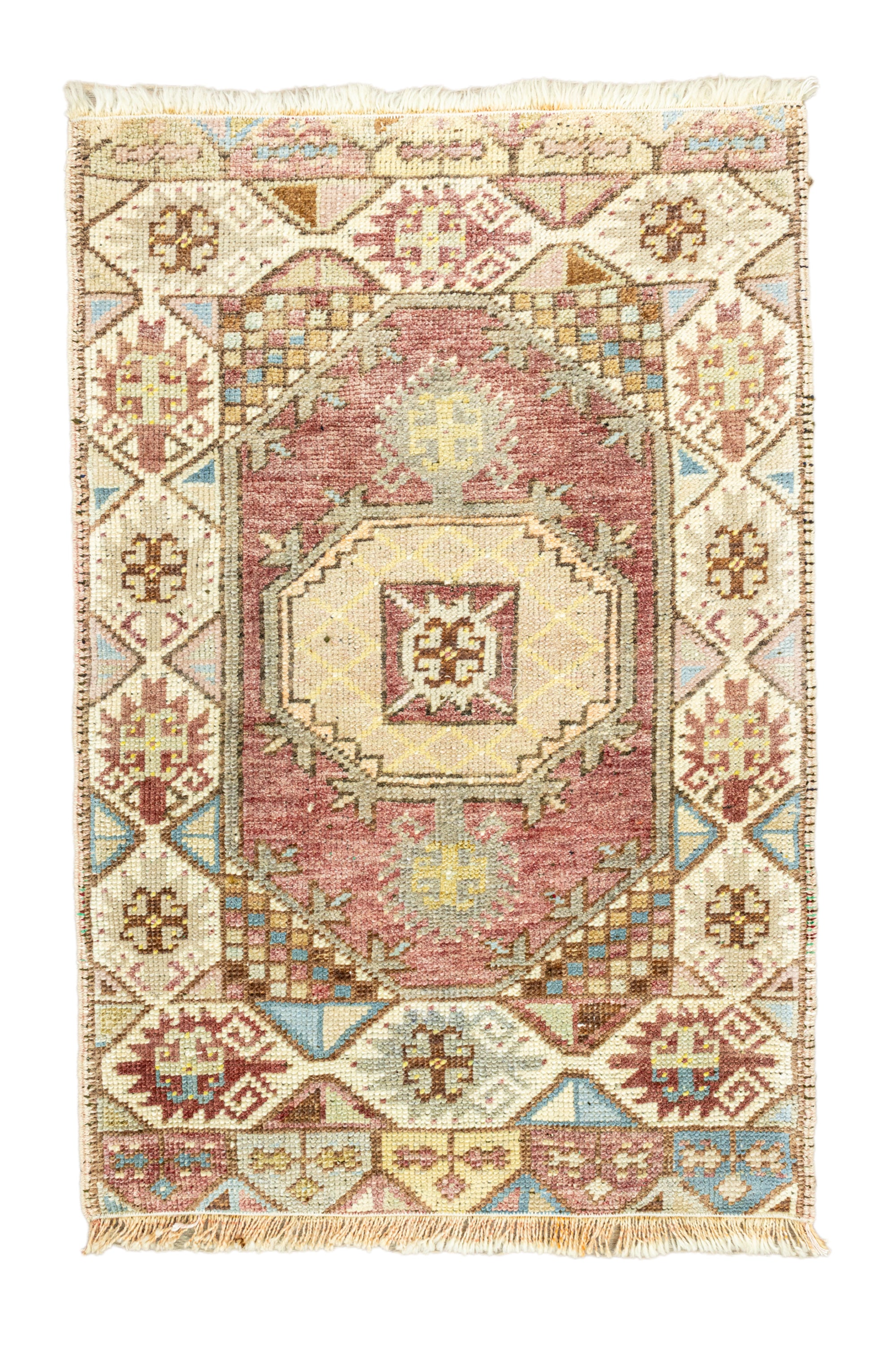 District Loom Vintage Turkish Mini Rug No. 707 for Anthropologie