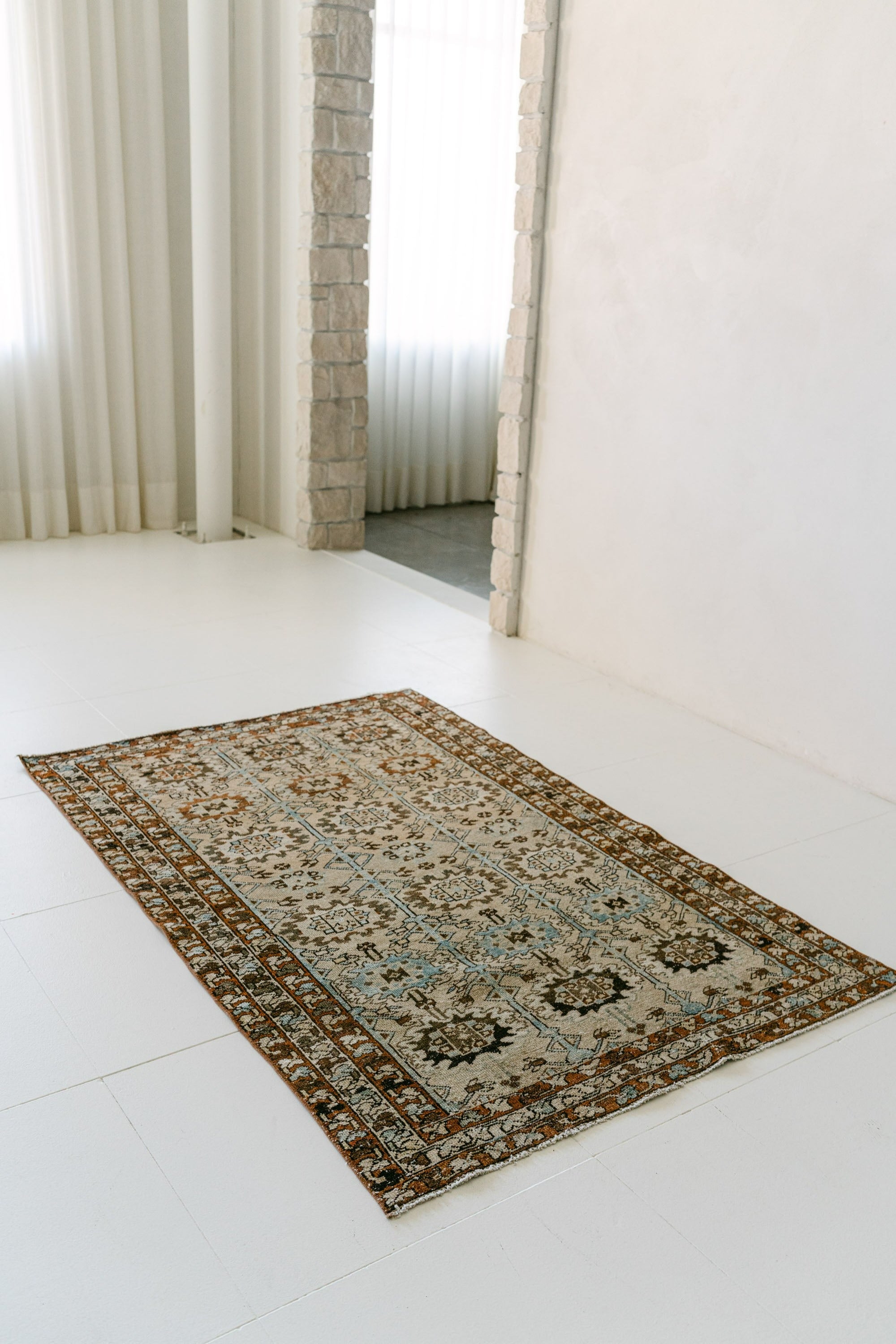 District Loom Vintage Bakhtiari scatter rug Tannon