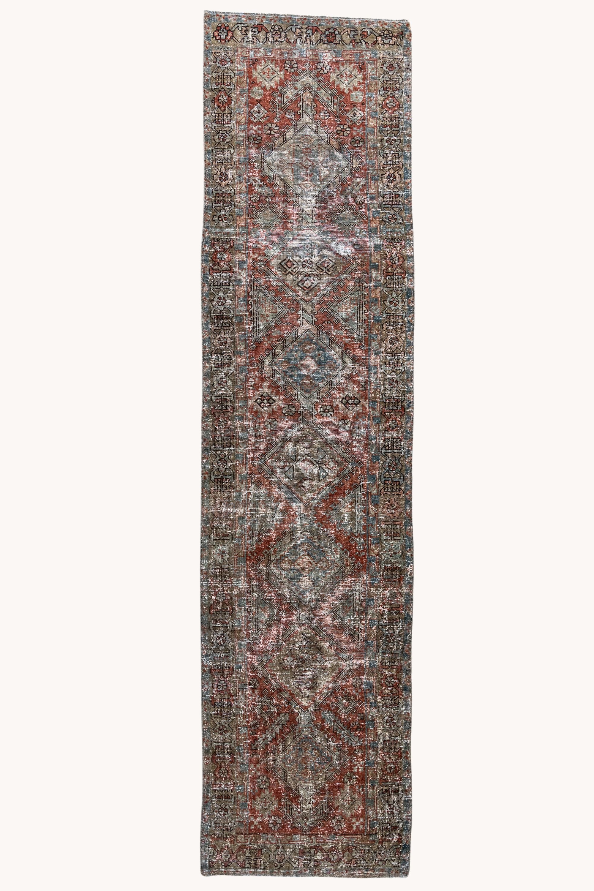 District Loom Vintage Karaca Runner Rug Granite