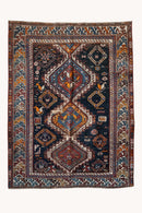 District Loom Vintage Caucas scatter rug Anaconda