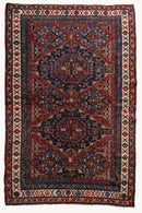 District Loom Vintage Soumak scatter rug Teton