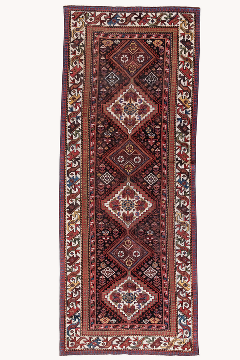 District Loom Antique Caucasian wide runner rug Morris