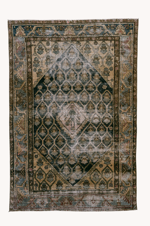 District Loom Vintage Malayer scatter rug Dune