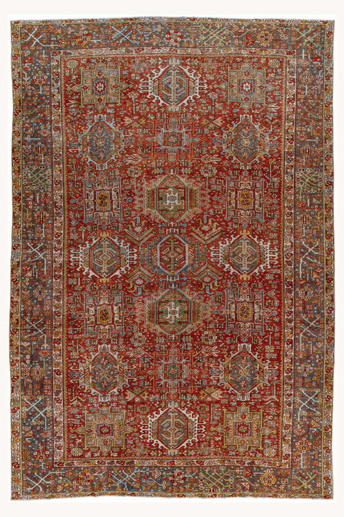 District Loom Vintage Turkish Area Rug Fenix