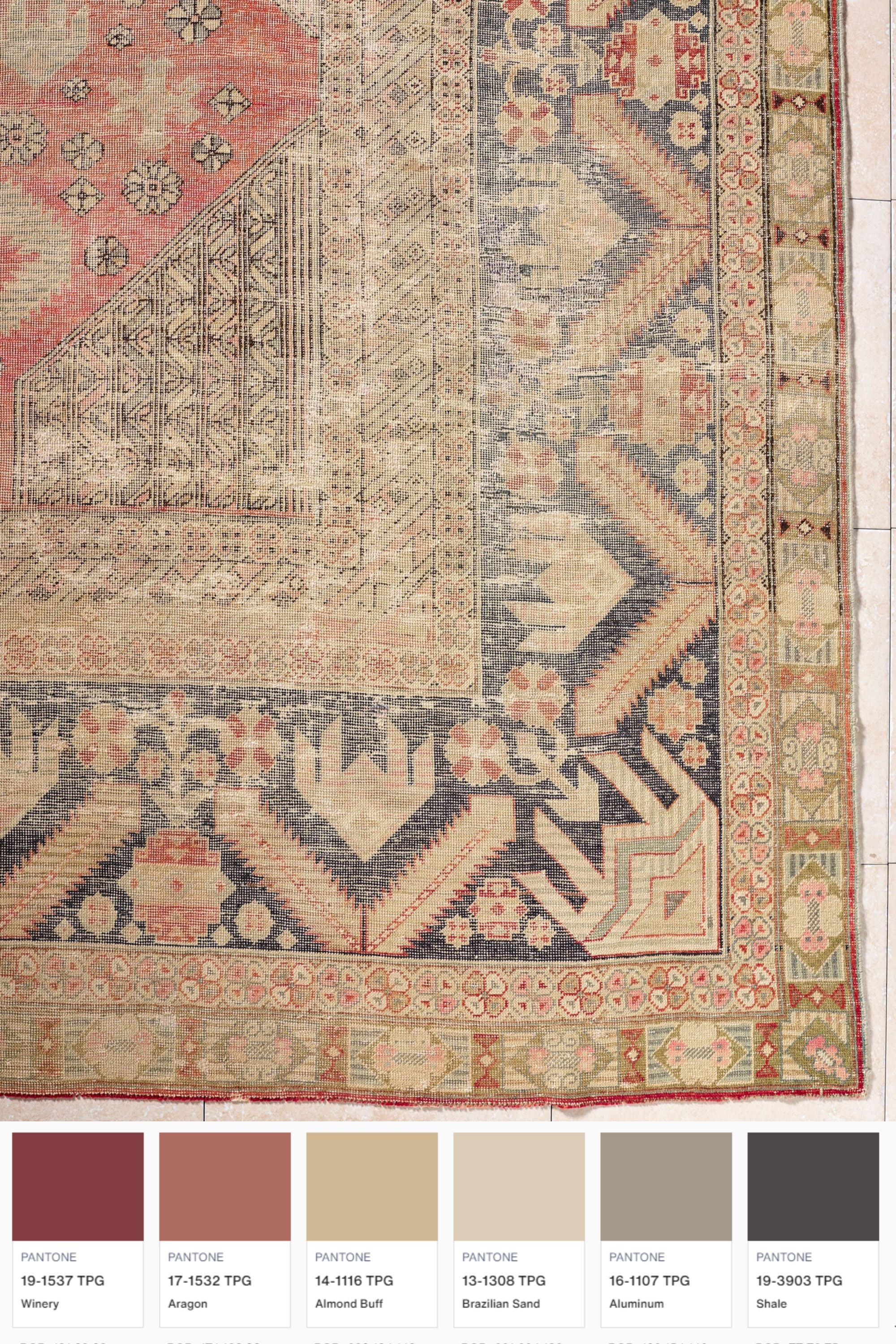 District Loom Vintage Turkish Area Rug Windsor