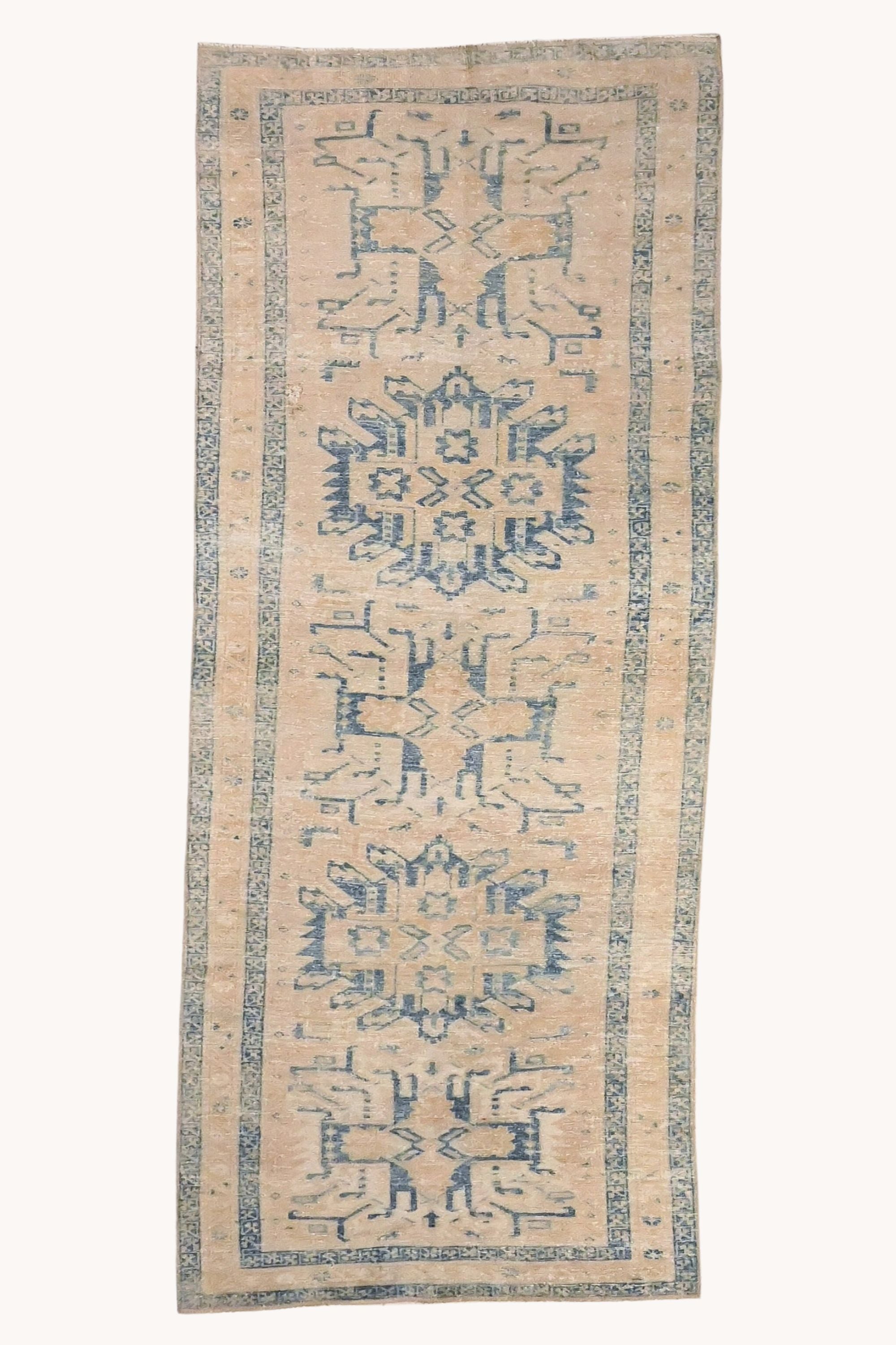 District Loom Vintage Persian Karaja Runner Rug Brockton