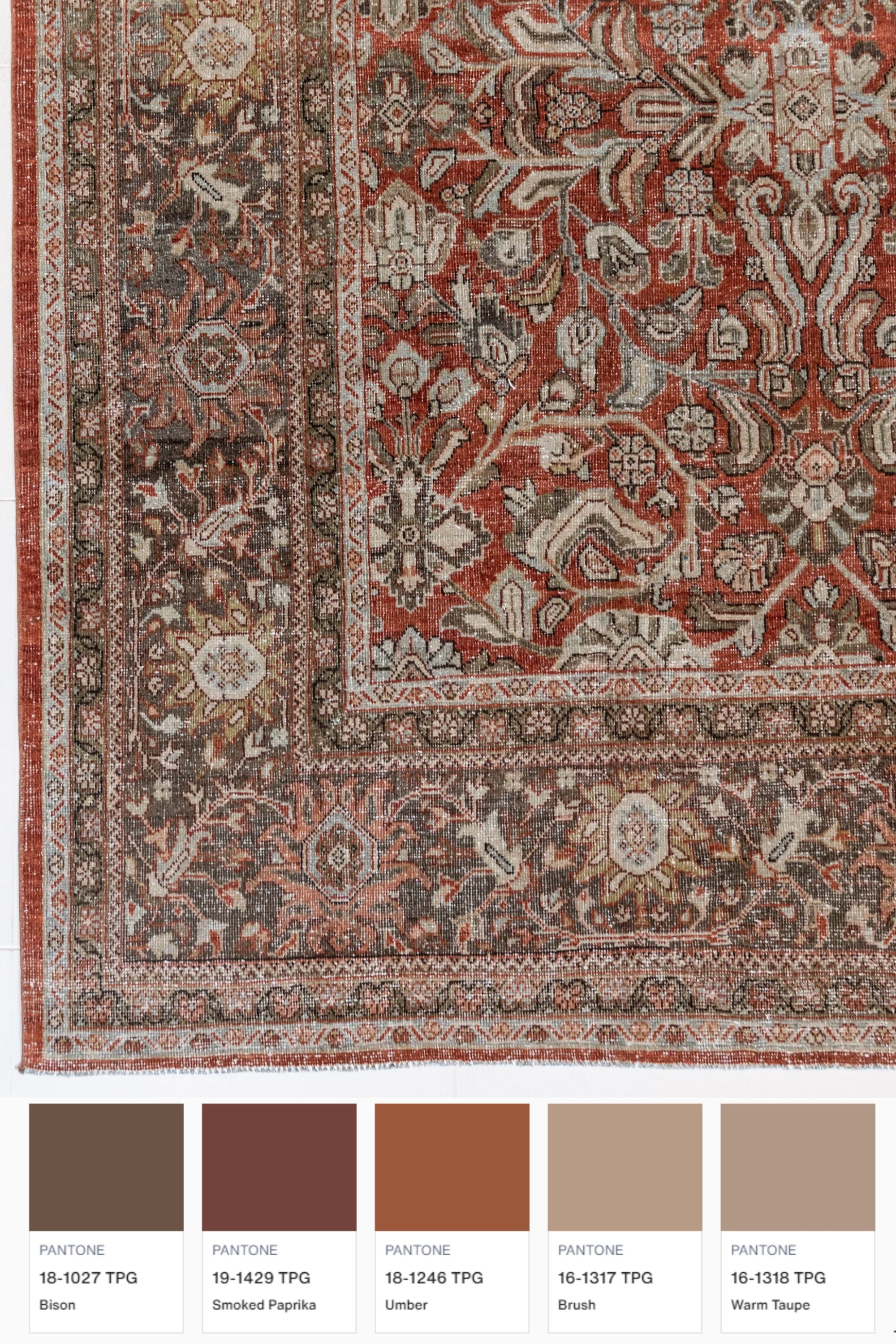 District Loom Antique Mahal Area Rug Harlem